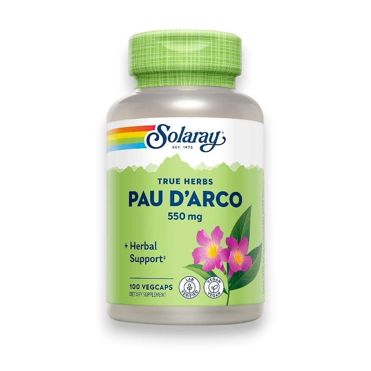 Solaray, True Herbs, Pau D'Arco, 550 mg, 100 VegCaps