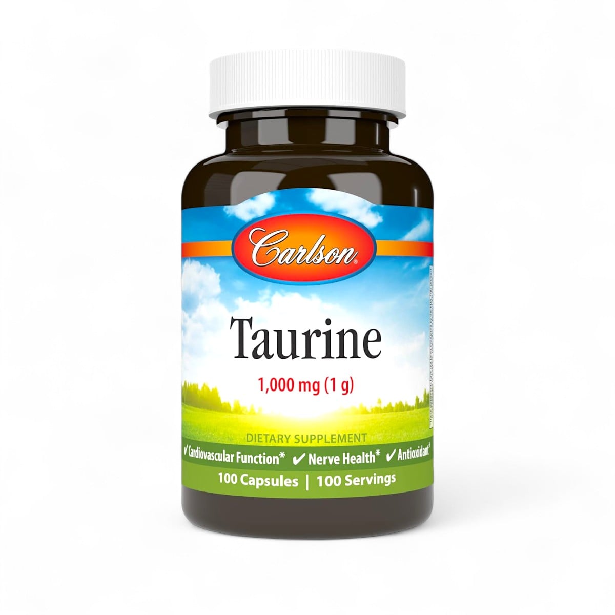 Carlson, Taurine, 1,000 mg, 100 Capsules