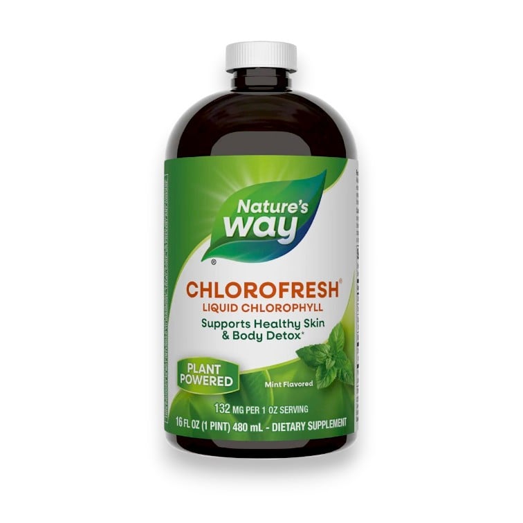 Nature's Way, Chlorofresh, Liquid Chlorophyll, Mint, 132 mg, 16 fl oz (480 ml) (132 mg per 2 Tbsp)