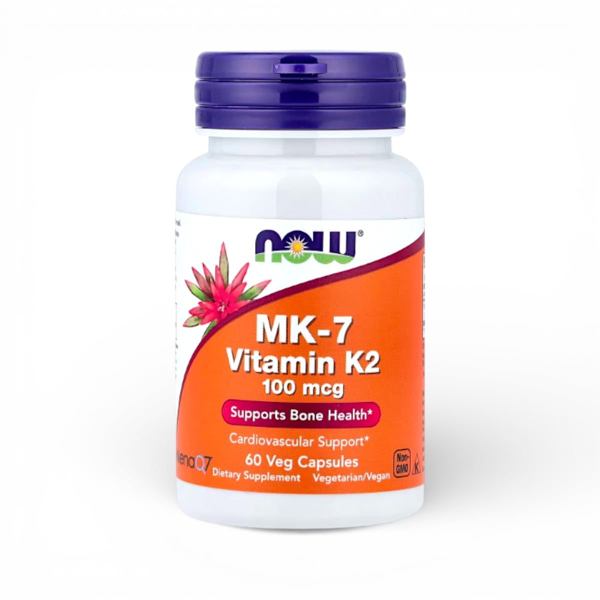 NOW Foods, MK-7 Vitamin K-2, 100 mcg, 60 Veg Capsules