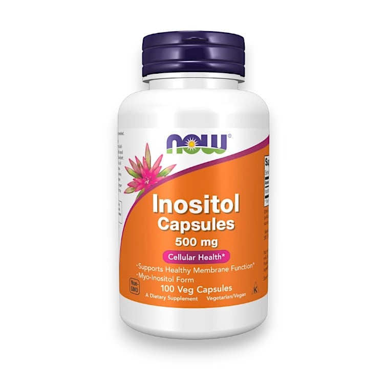 NOW Foods, Inositol Capsules, 500 mg, 100 Veg Capsules
