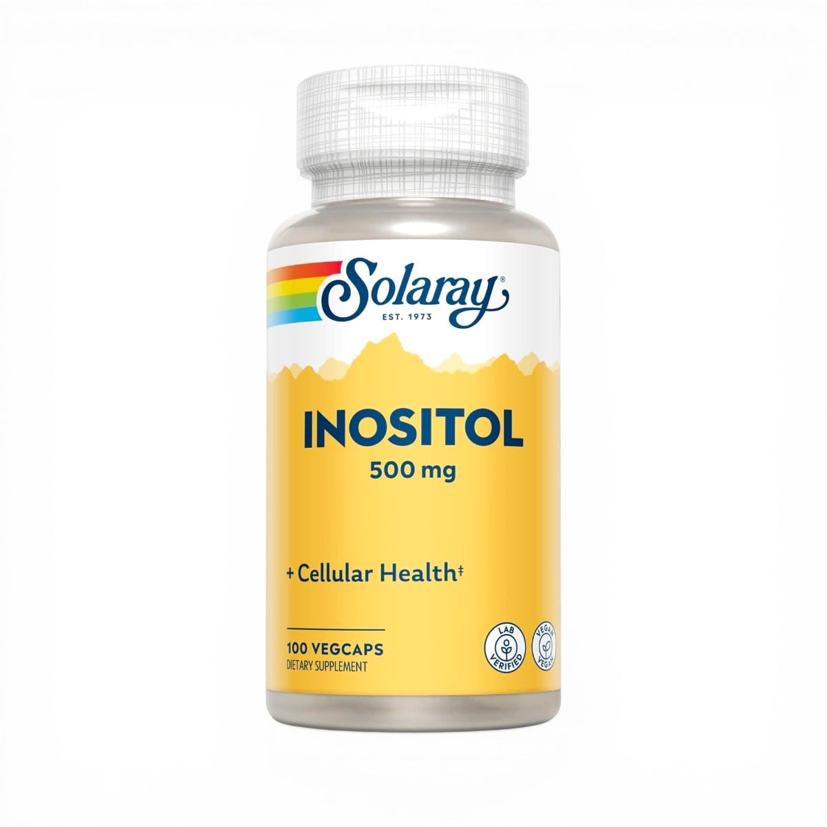 Solaray, Inostitol, 500 mg, 100 VegCaps