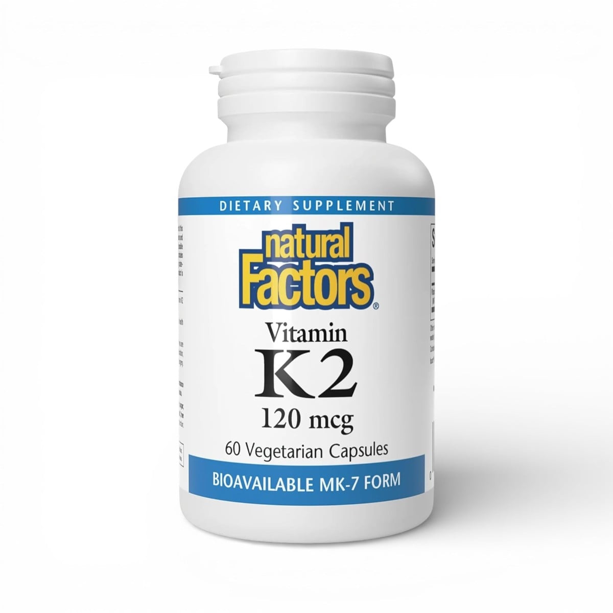 Natural Factors, Vitamin K2, 120 mcg, 60 Vegetarian Capsules