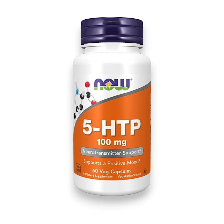 NOW Foods, 5-HTP, 100 mg, 60 Veg Capsules