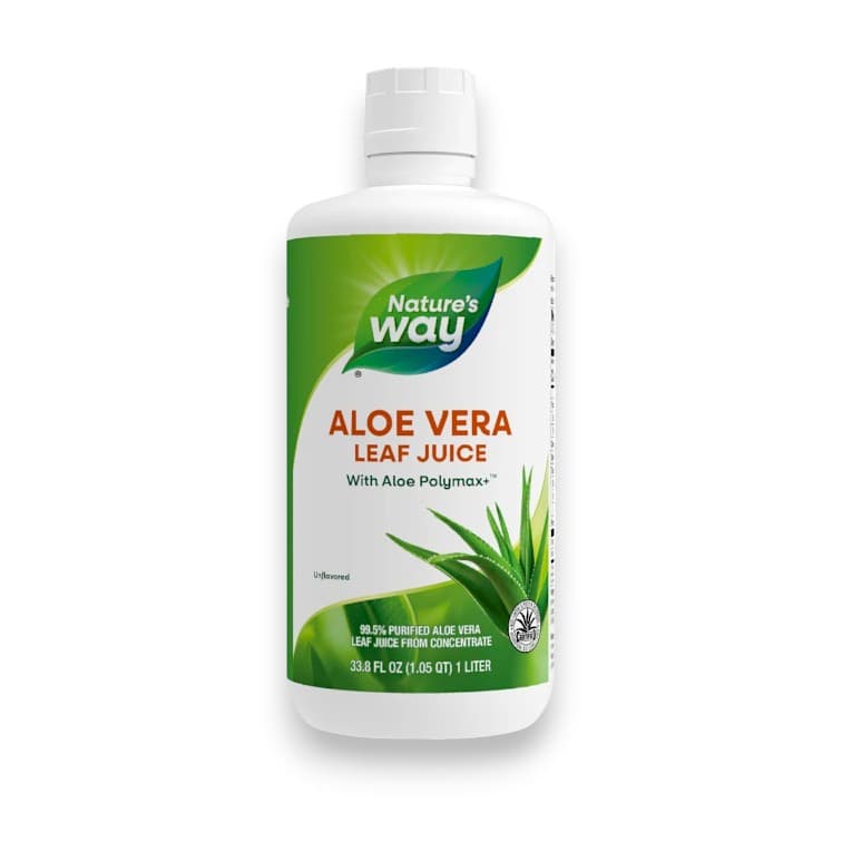 Nature's Way, Aloe Vera Leaf Juice, Unflavored, 33.8 fl oz (1 L)