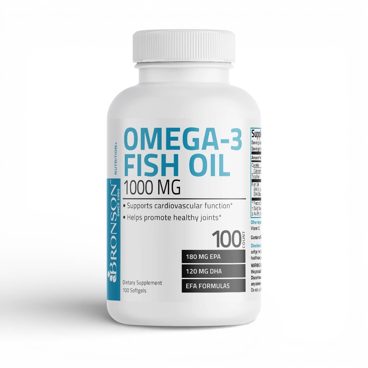 Bronson, Omega 3 Fish Oil, 1000 mg, 100 Softgel