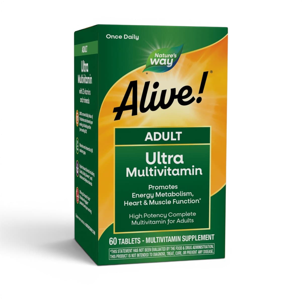 Nature's Way, Alive!® Adult Ultra Multivitamin, 60 Tablets