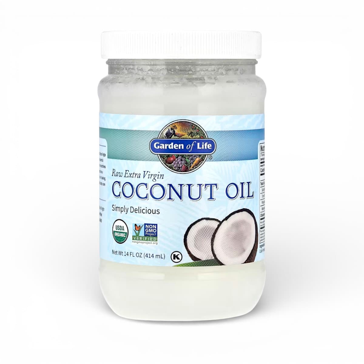 Garden of Life, Raw Extra Virgin Coconut Oil, 14 fl oz (414 ml)