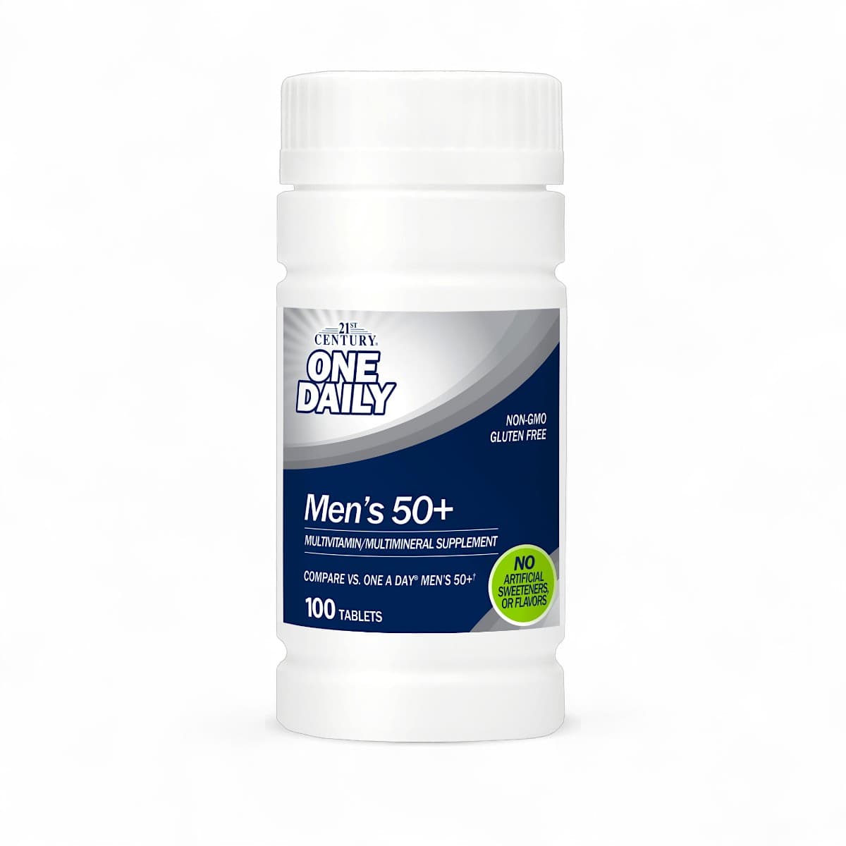 21st Century, One Daily, Men's 50+, Multivitamin Multimineral, 100 Tablets
