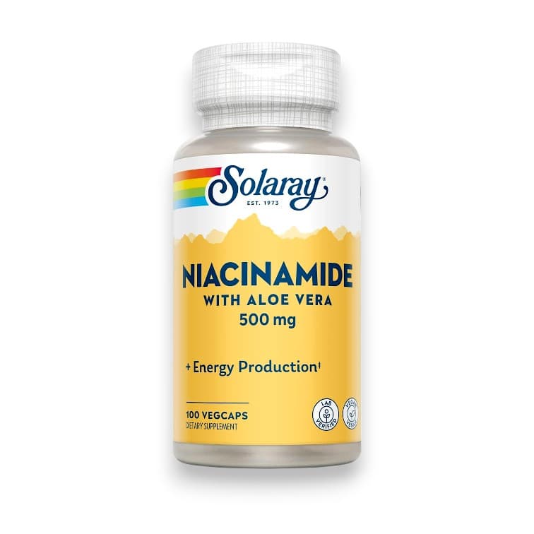 Solaray, Niacinamide, 500 mg, 100 VegCaps