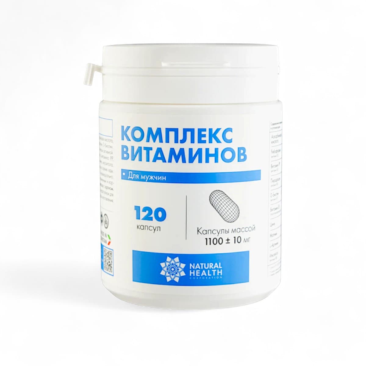 Natural Health, Kompleks Vitaminov Dlya Mujchin, 120 caps