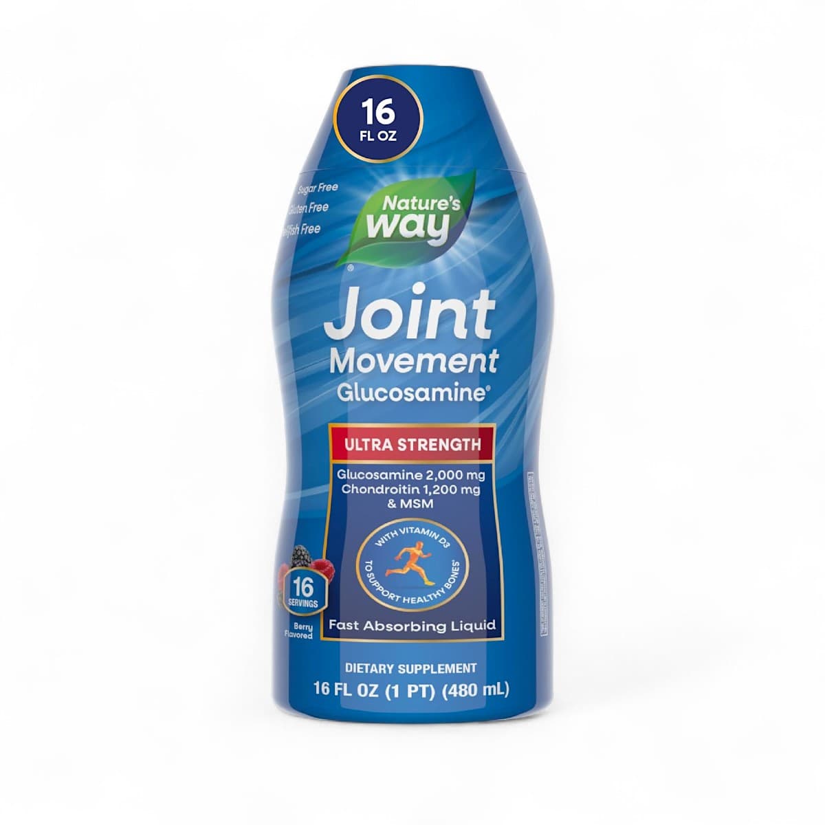 Nature's Way, Joint Movement Glucosamine, Ultra Strength, Berry , 16 fl oz (480 ml)
