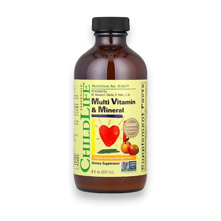 ChildLife Essentials, Multi Vitamin & Mineral, Natural Orange/Mango, 8 fl oz (237 ml)