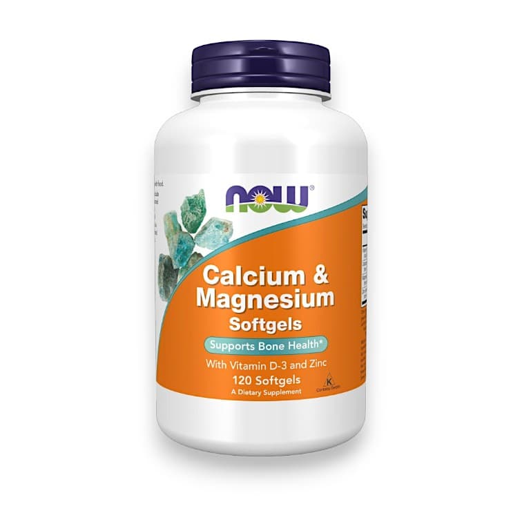 NOW Foods, Calcium & Magnesium with Vitamin D3 and Zinc, 120 softgels