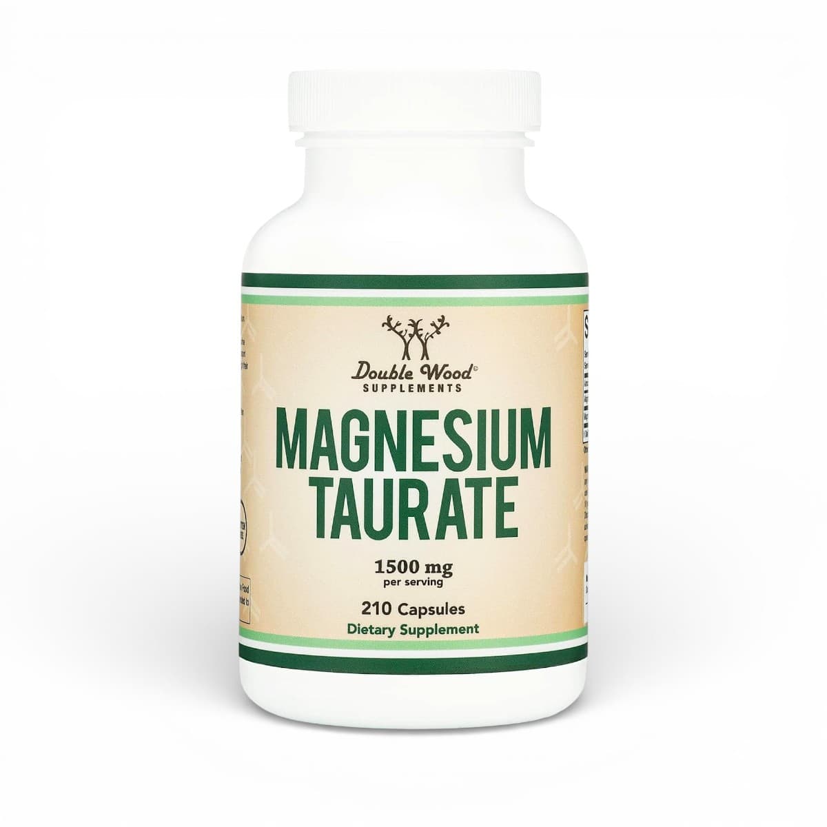 Double Wood, Magnesium Taurate, 1500 mg, 210 Capsules