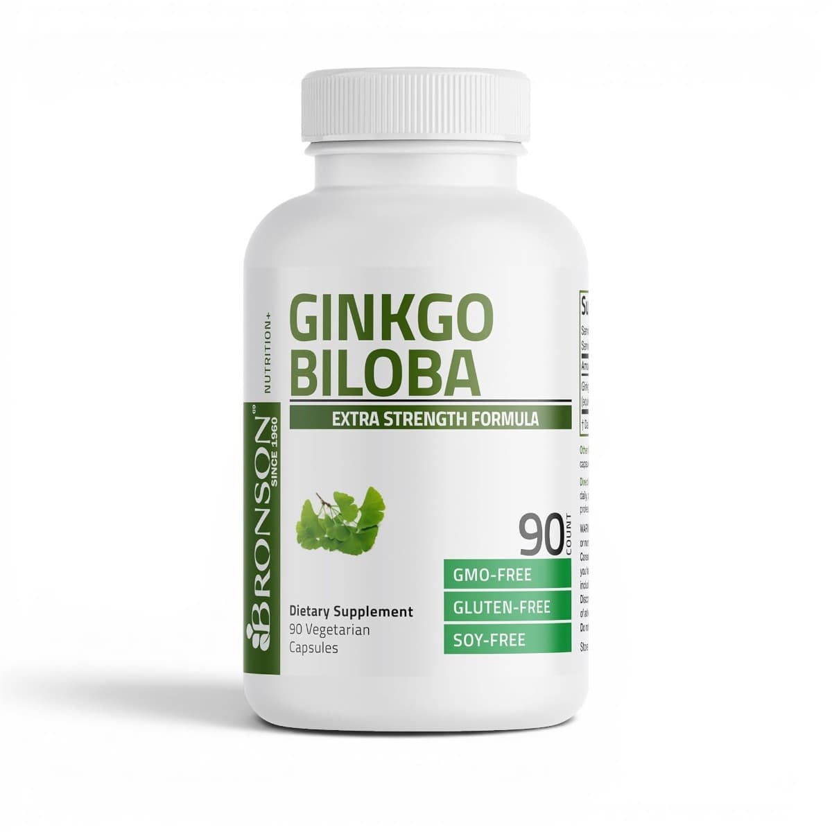Bronson, Gingko Biloba Extra Strength, 90 caps
