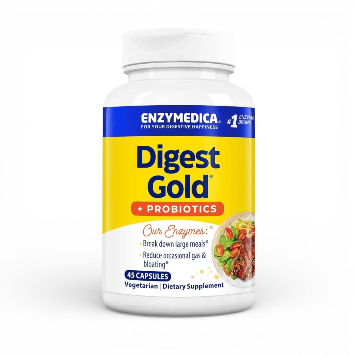Enzymedica, Digest Gold® + Probiotics, 45 Capsules