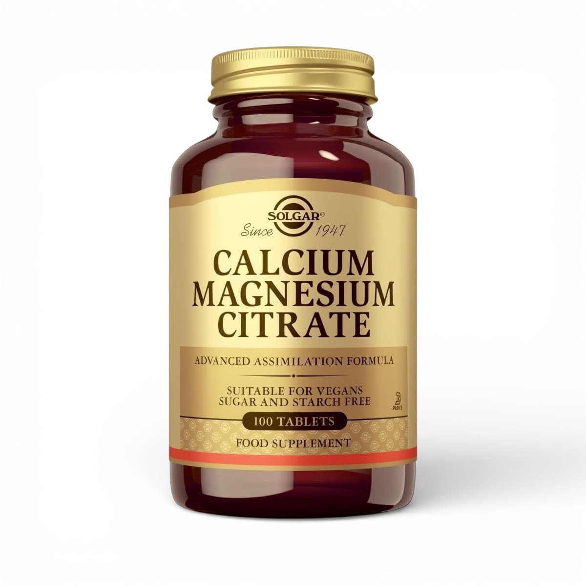Solgar, Calcium with magnesium citrate, 100 tablets