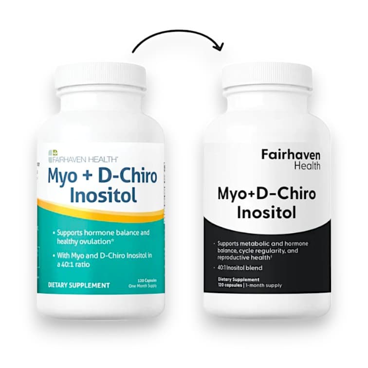 Fairhaven Health, Myo + D-Chiro Inositol, 120 Capsules
