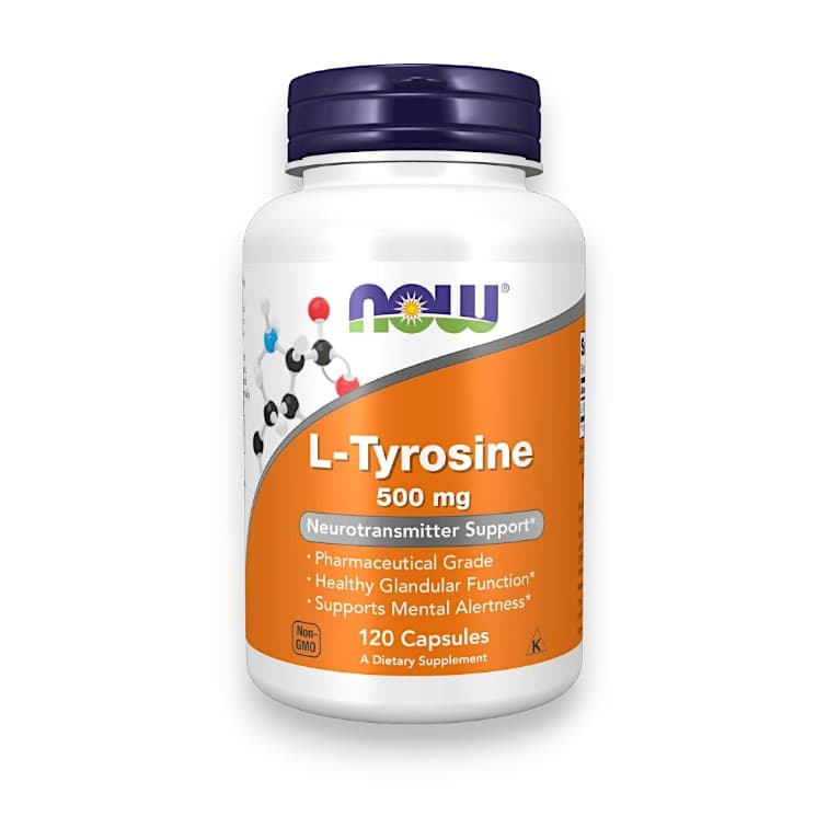 NOW Foods, L-Tyrosine, 500 mg, 120 capsules