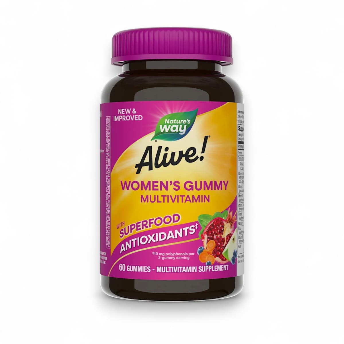 Nature's Way, Alive!® Women's Gummy Multivitamin, Mixed Berry, 60 Gummies