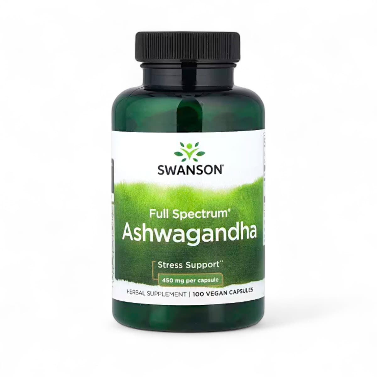 Swanson, Full Spectrum® Ashwagandha, 100 Vegan Capsules (450 mg per Capsule)