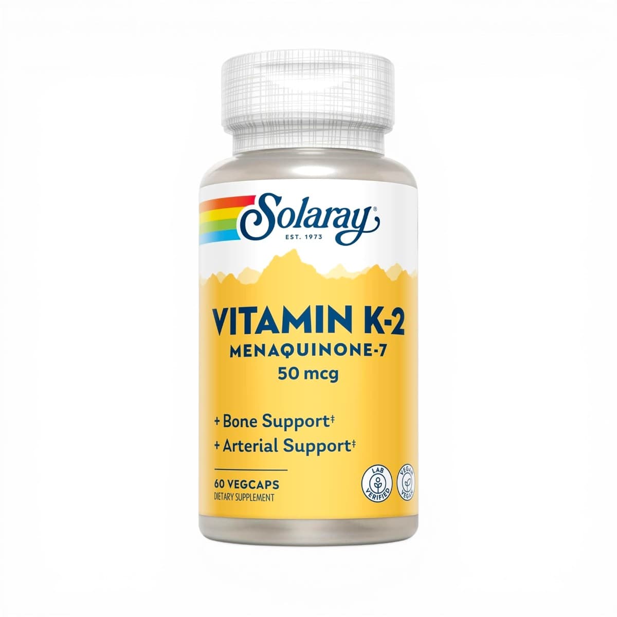 Solaray, Vitamin K-2 Menaquinone-7, 50 mcg, 30 VegCaps