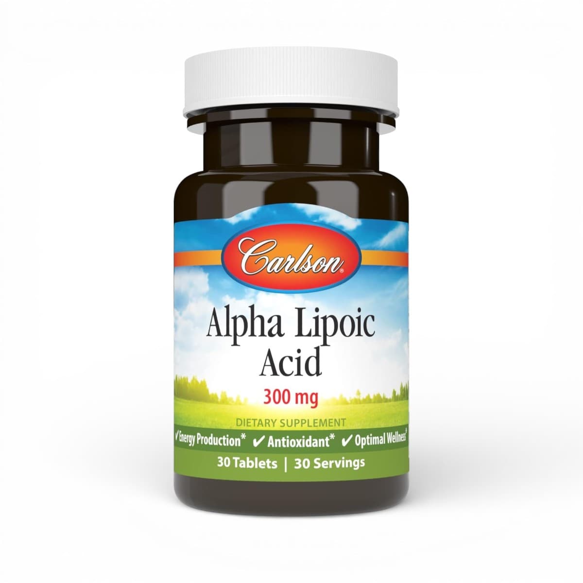 Carlson, Alpha Lipoic Acid, 30 Tablets