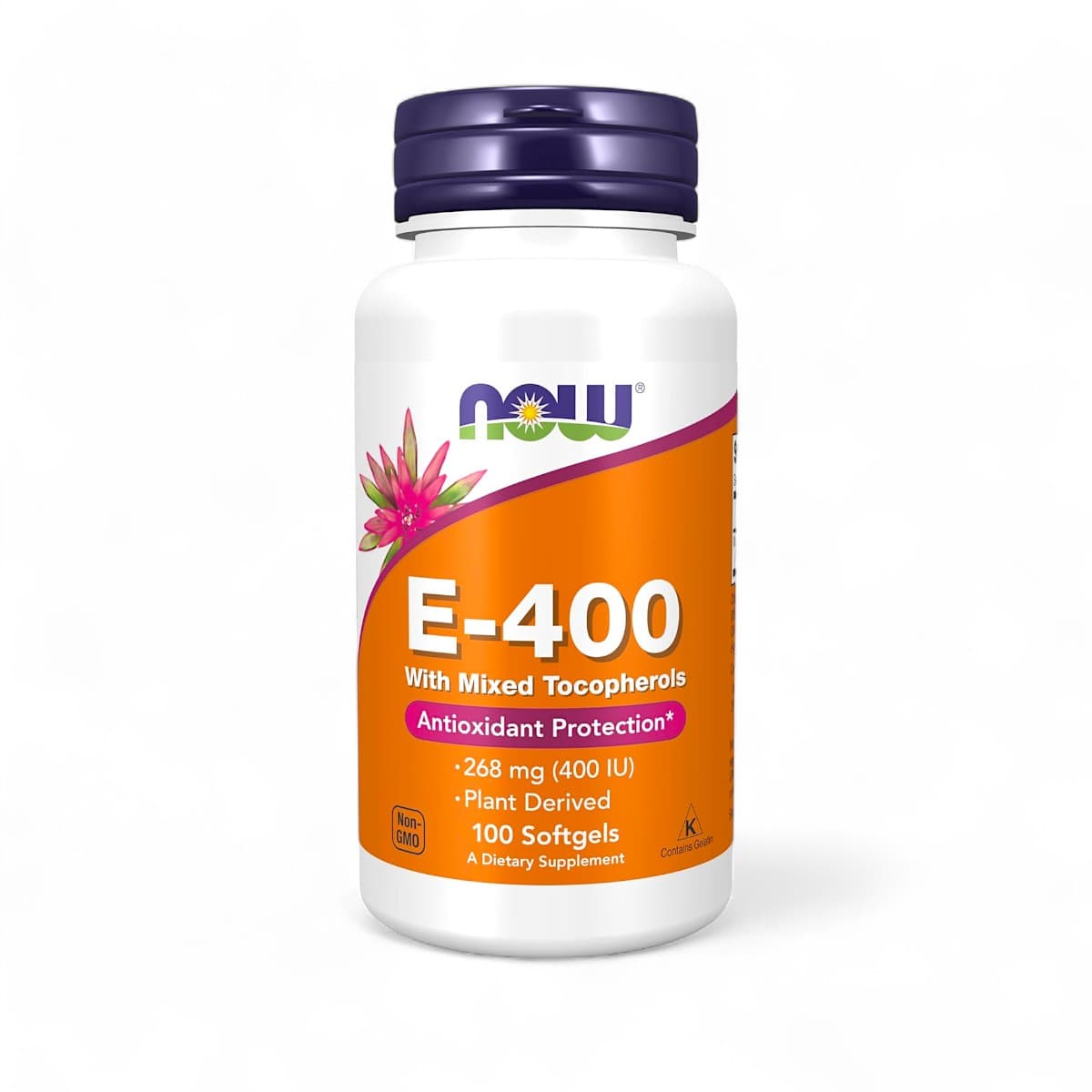 NOW Foods, E-400 with Mixed Tocopherols, 268 mg (400 IU), 100 Softgels
