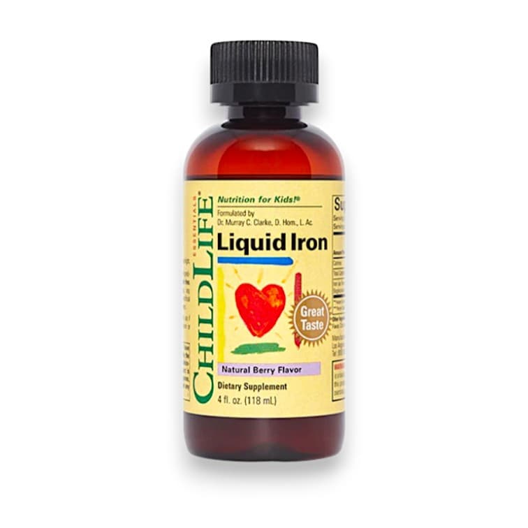 ChildLife Essentials, Liquid Iron, Natural Berry, 4 fl oz (118 ml)