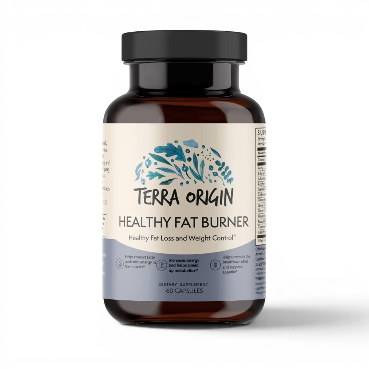 Terra Origin, Healthy Fat Burner, 60 Capsules
