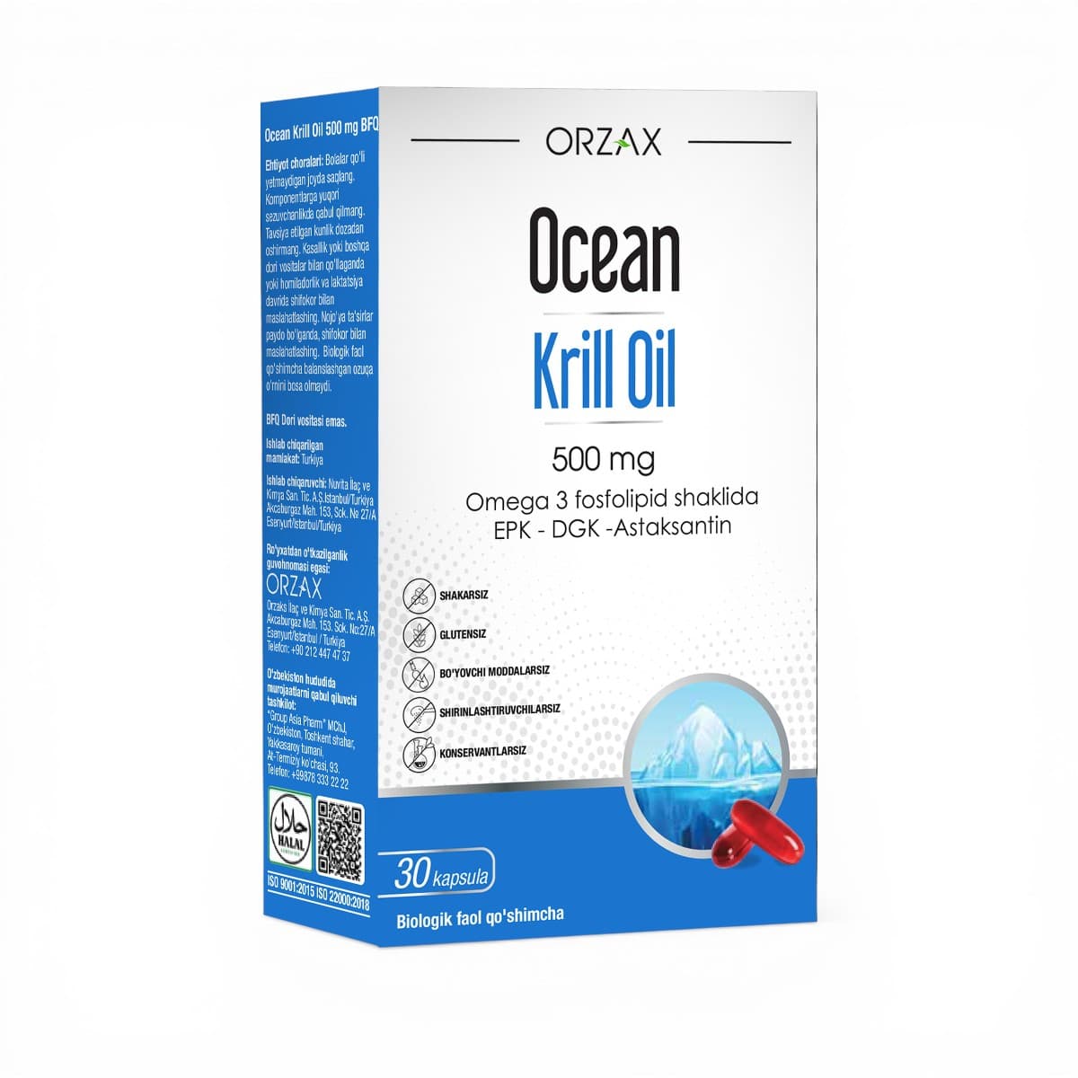 OCEAN, KRILL OIL 30 CAPS