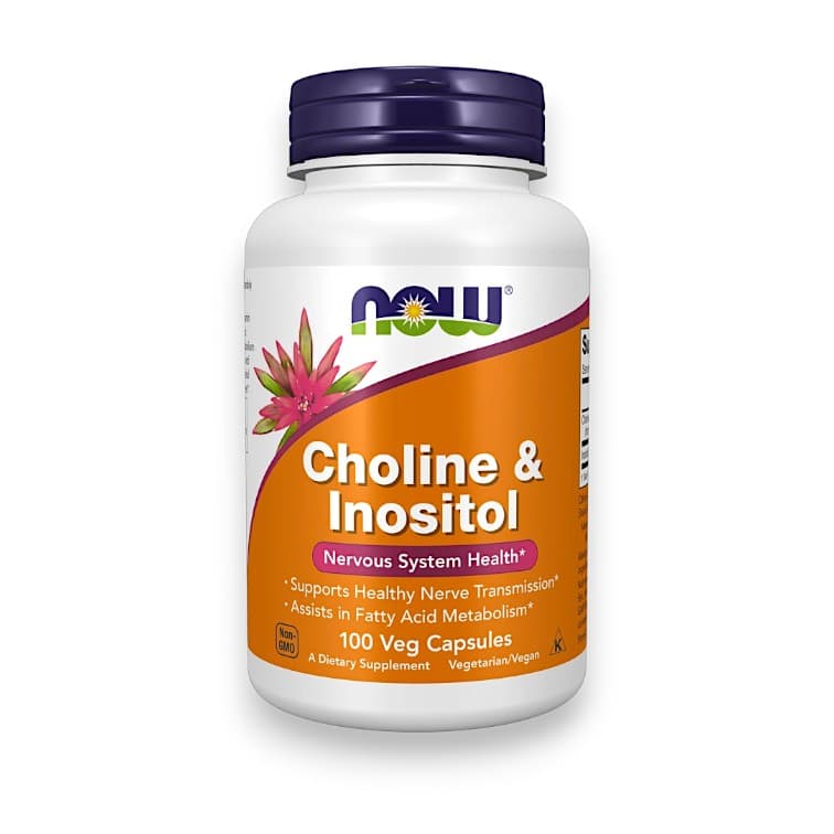 NOW Foods, Choline & Inositol, 100 Veg Capsules