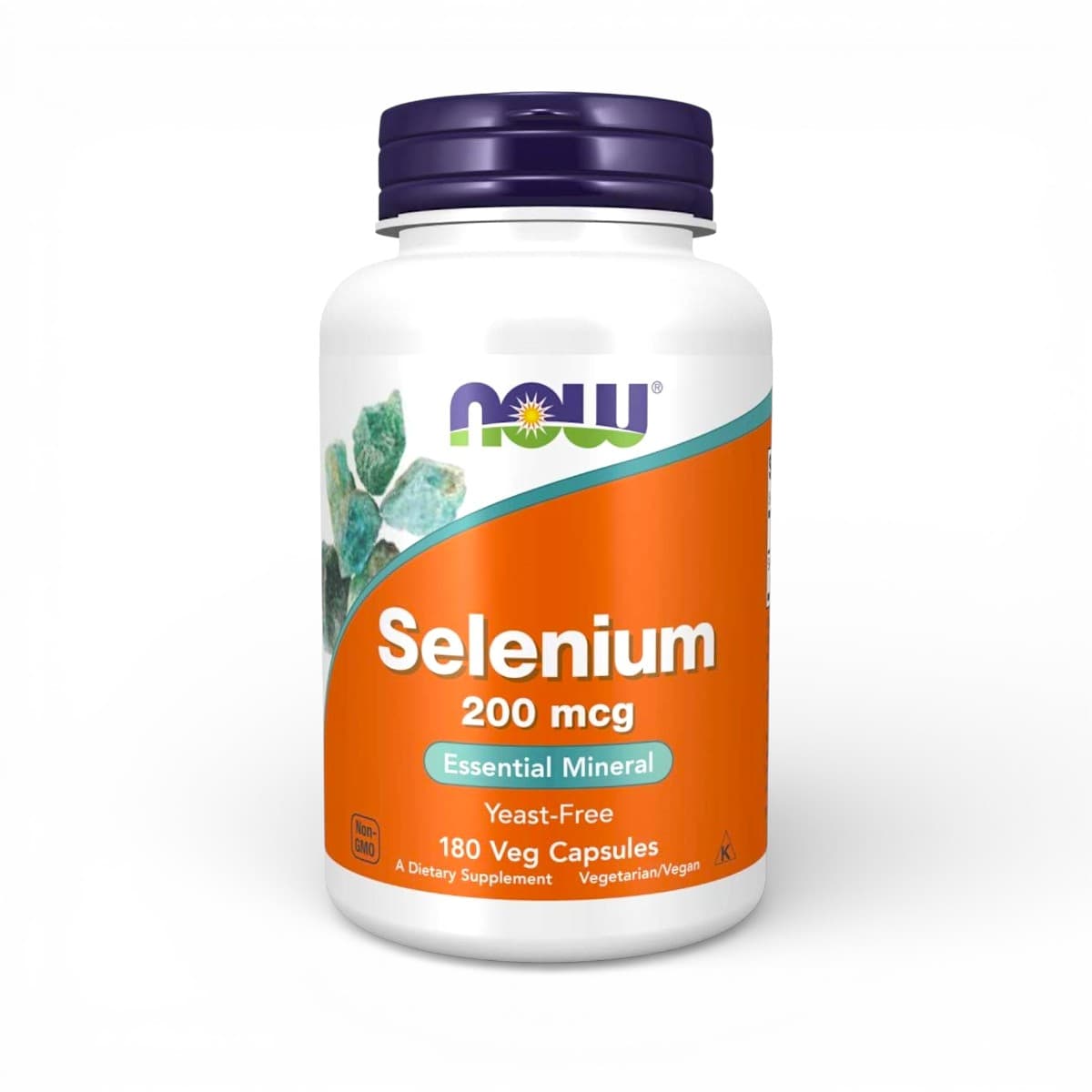 NOW Foods, Selenium, 200 mcg, 180 Veg Capsules