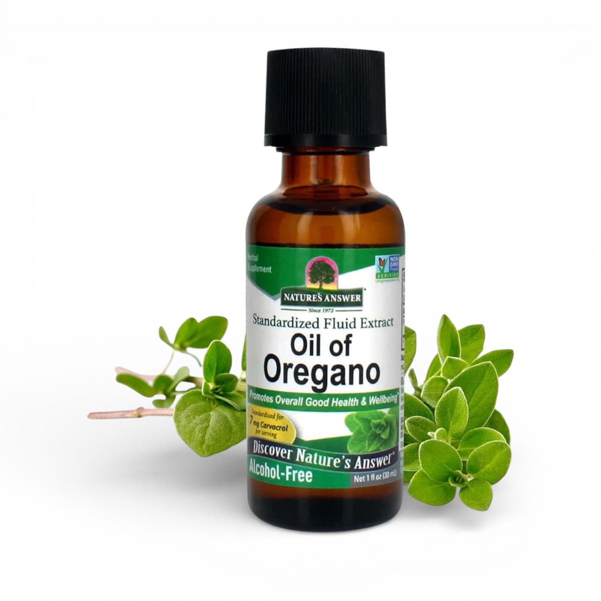 Nature's Answer, Oil of Oregano, Alcohol-Free, 1 fl oz (30 ml) By Nature's Answer