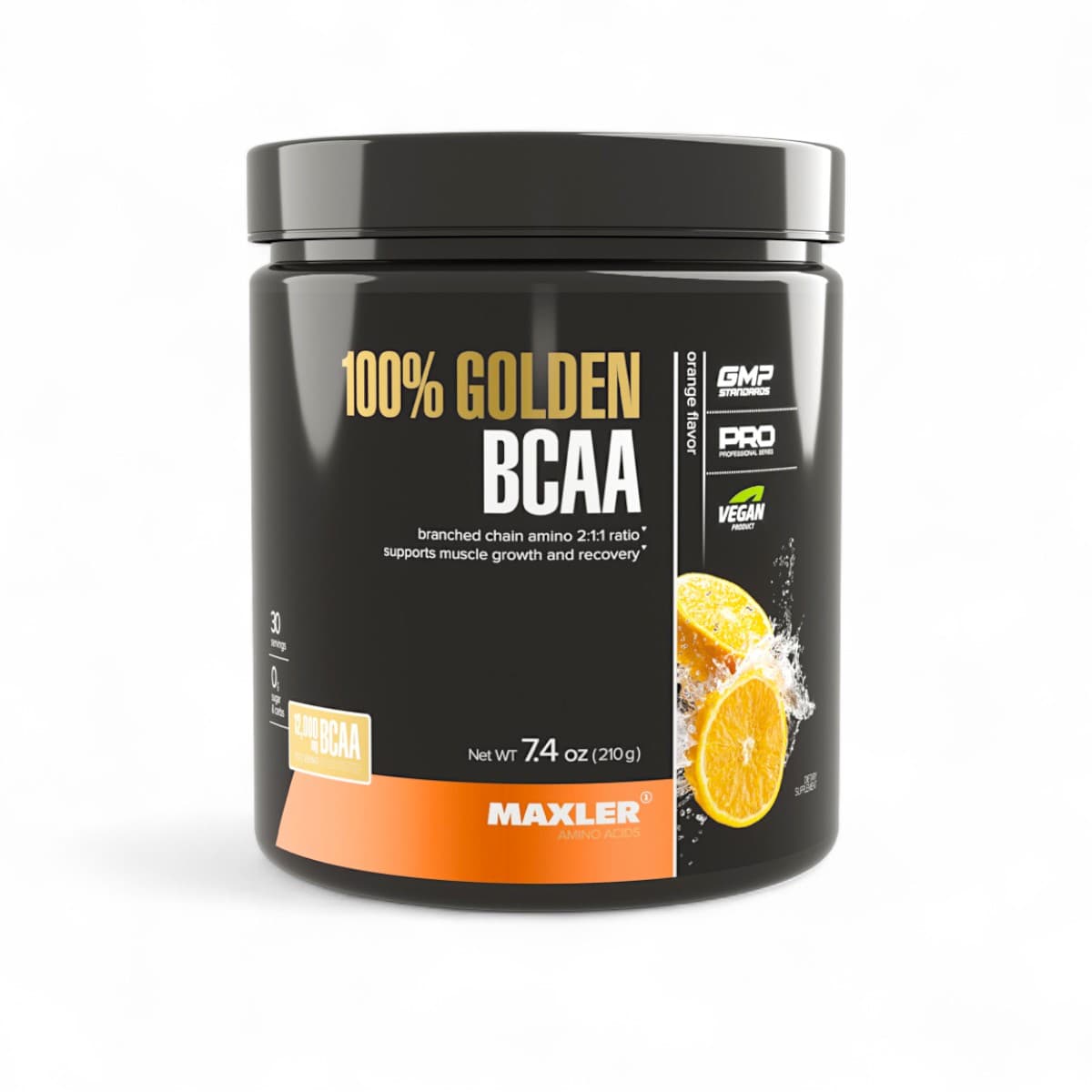 Maxler, Golden BCAA, Orange, 210 gr