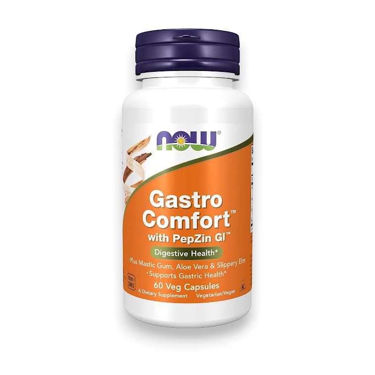 NOW Foods, Gastro Comfort™ with PepZin GI™, 60 Veg Capsules