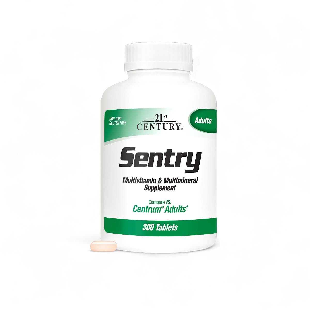 21st Century, Sentry, Adults Multivitamin & Multimineral Supplement, 300 Tablets