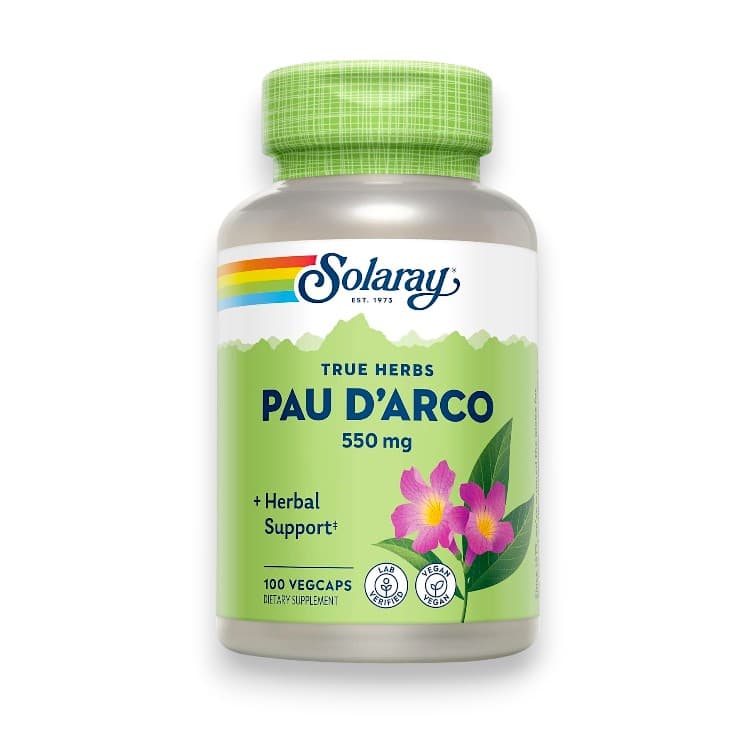 Solaray, True Herbs, Pau D'Arco, 550 mg, 100 VegCaps