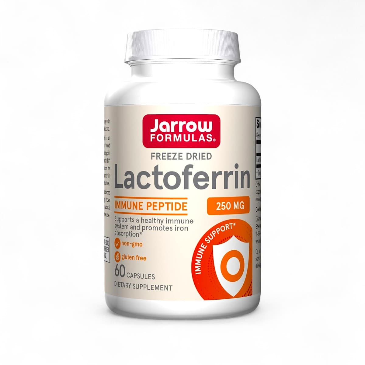 Jarrow Formulas, Lactoferrin, Freeze Dried, 250 mg, 60 Capsules