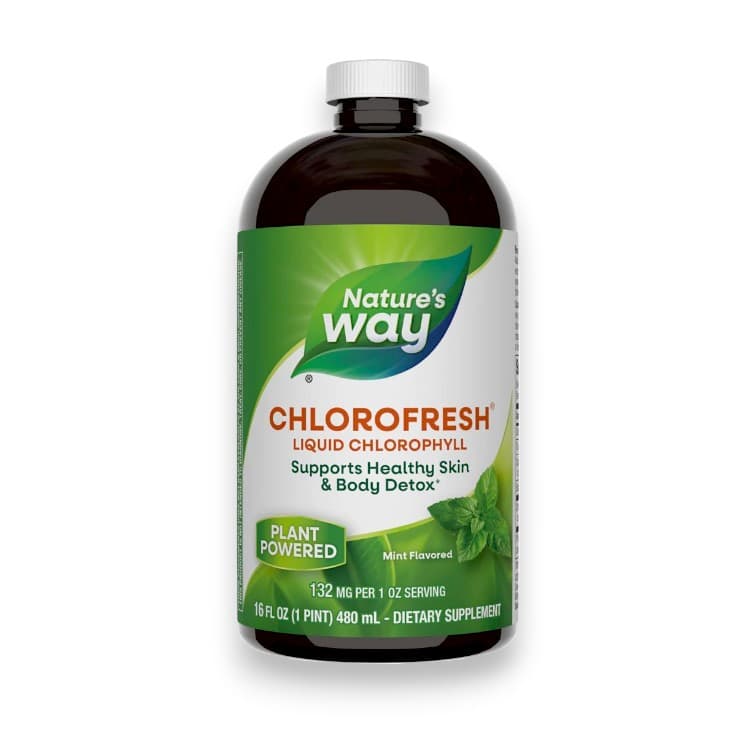 Nature's Way, Chlorofresh, Liquid Chlorophyll, Mint, 132 mg, 16 fl oz (480 ml) (132 mg per 2 Tbsp)