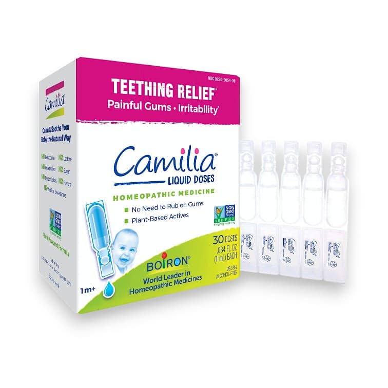 Boiron, Camilia®, Teething Relief, 1 Month+, 30 Doses, 0.034 fl oz (1 ml) Each