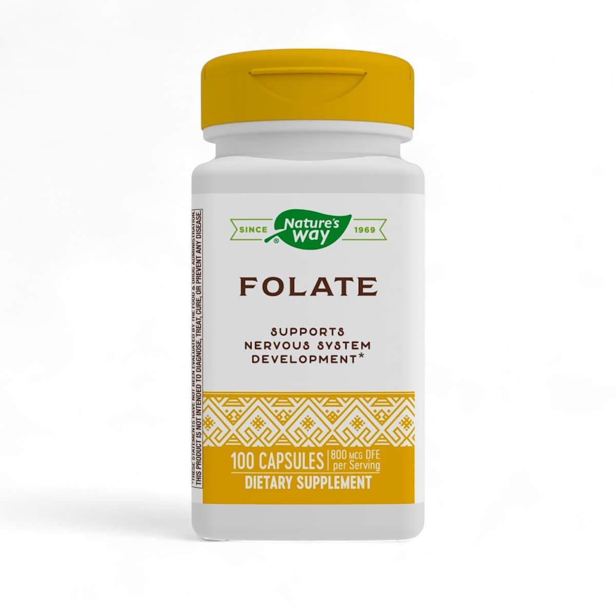 Nature's Way, Folate, 800 mcg DFE, 100 Capsules By Nature's Way