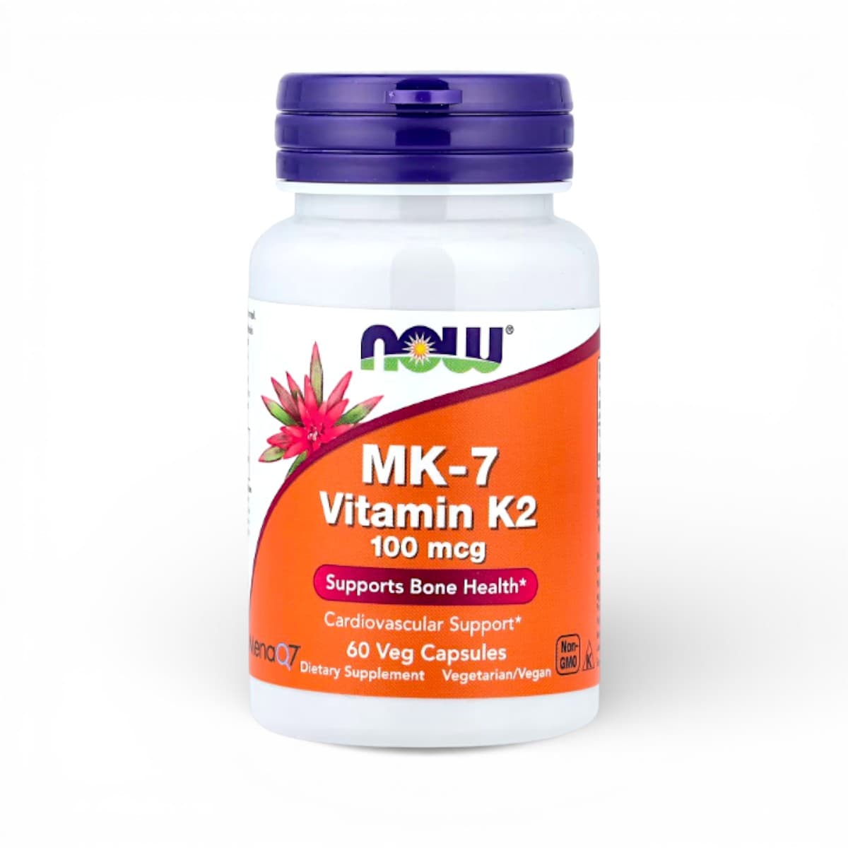 NOW Foods, MK-7 Vitamin K-2, 100 mcg, 60 Veg Capsules