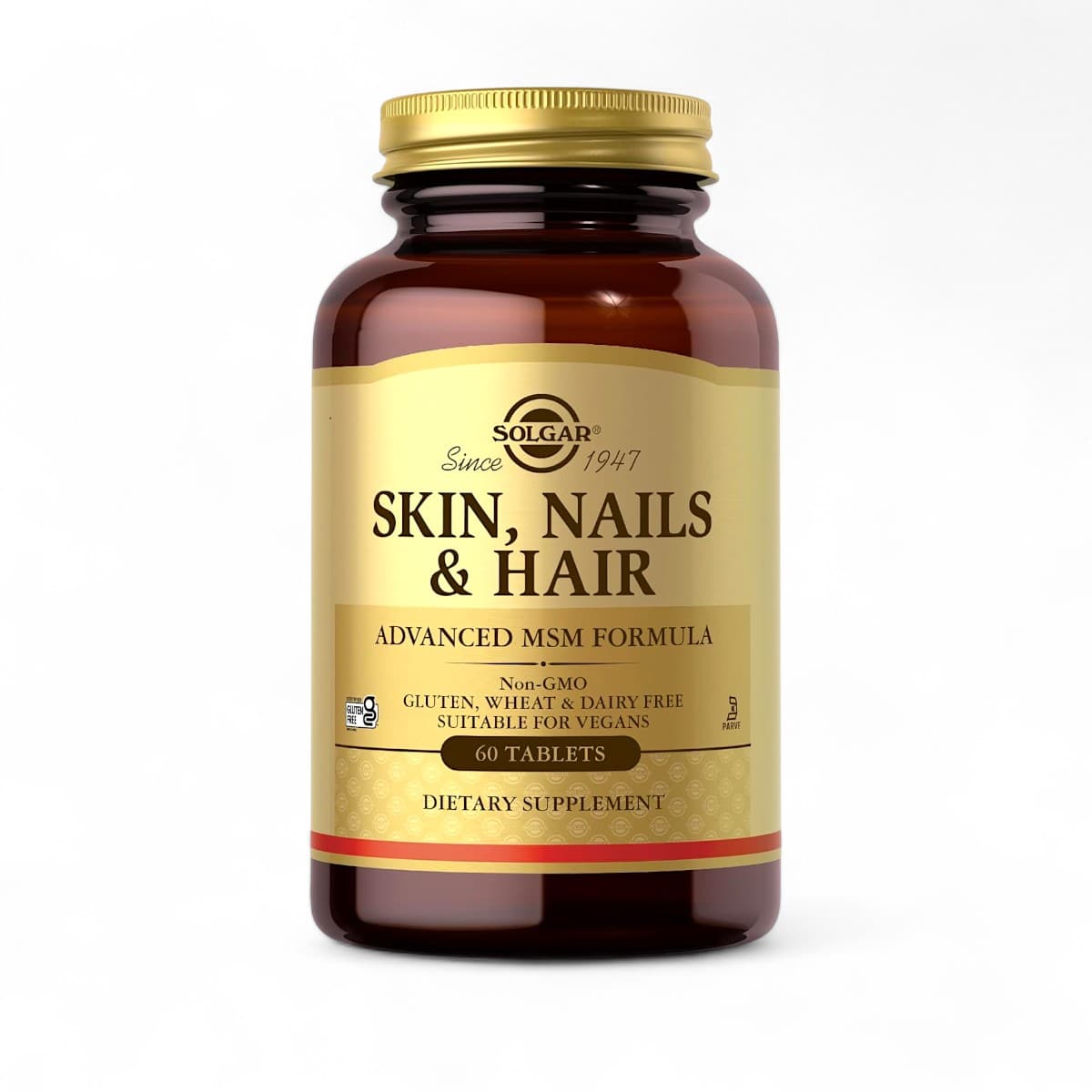 Solgar, Skin, Nails & Hair, Advanced MSM Formula, 60 Tablets