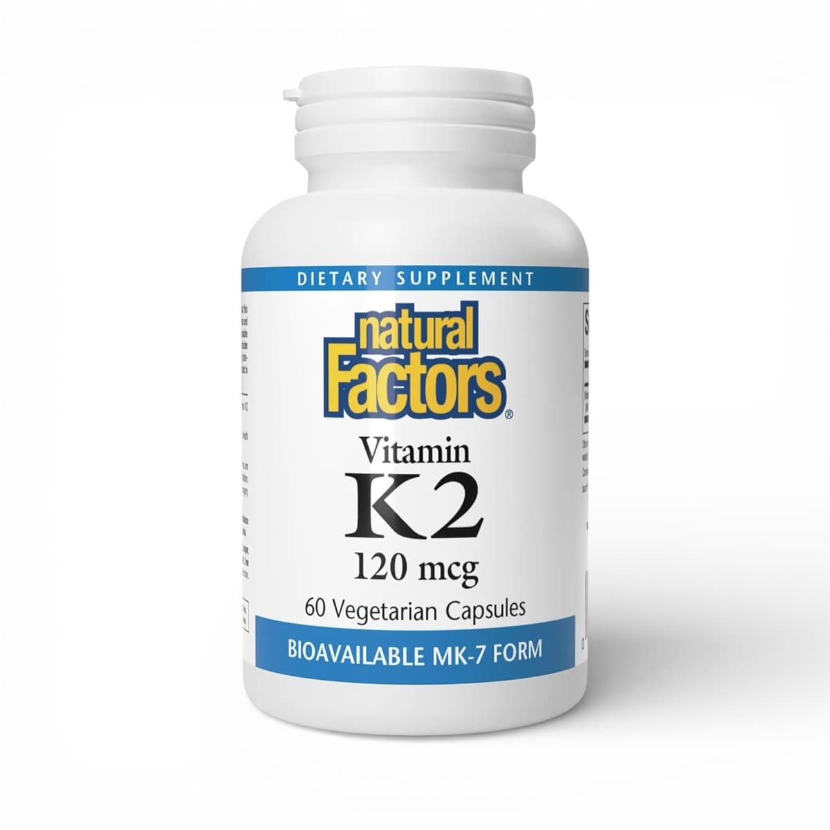 Natural Factors, Vitamin K2, 120 mcg, 60 Vegetarian Capsules